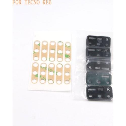 10PCS Back Rear Camera Glass Lens For TECNO KE5 KE6 A45 CA8 ID6 LB7 LC7 P51 Camera Glass Lens Glass + Sticker Replacement Repair