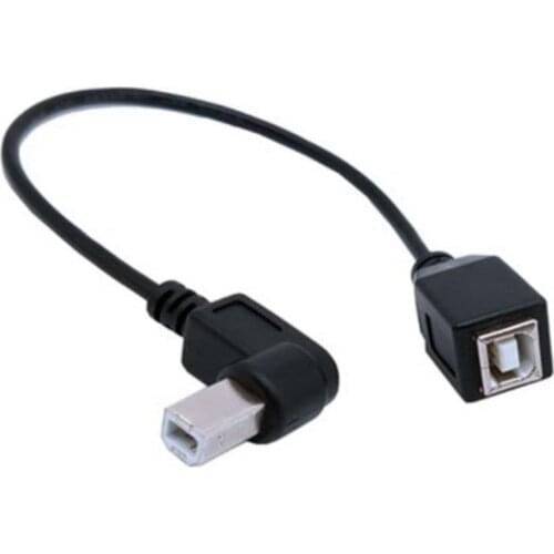 Print extension 90 degree elbow usb-b square port extension cable USB print port extension cable