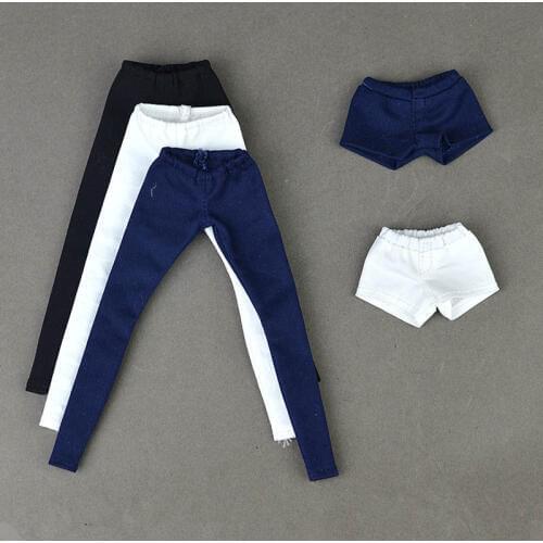High Quality Elastic Bottoms Trousers Long Pants For Barbie Doll Clothes Fashion Outfit Shorts For 1/6 BJD Dolls Accessories