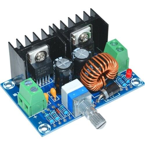 XH-M401 DC-DC Step Down Buck Converter Power Supply Module XL4016E1 PWM Adjustable 4 -40V to 1.25 -36V Voltage Regulator 8A 200W