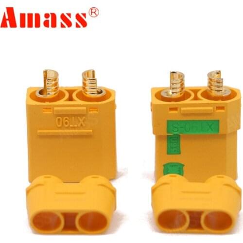 Amass XT90S XT90-S male femelle connecteur de balle Anti etincelle pour RC bricolage FPV quadrirotor moteur sans brosse Drone