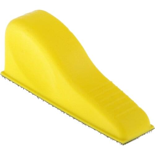 Yellow Plastic 100x25x45mm Polisher Tool Change Handle Base Cover Accessory