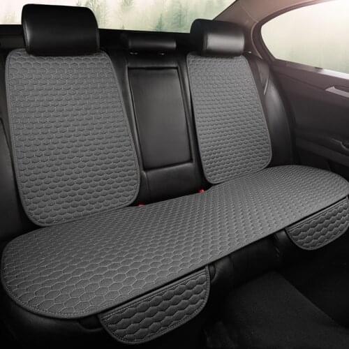 Large Size One Seat Flax Car Seat Cover Protector Front Seat Back Cushion Pad Mat Auto Front Automotive interior Truck Suv Van