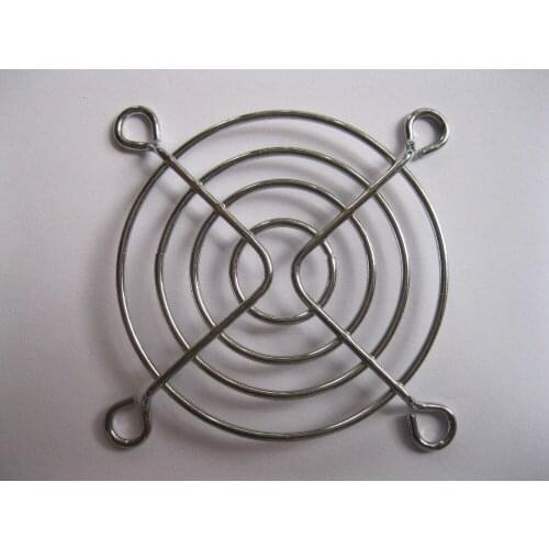 12 pcs DC Fan Grill Protector Finger Guard Silver Metal Used for 50x50mm Fan