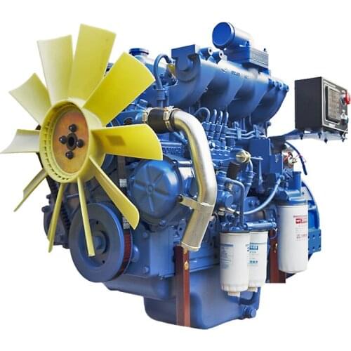 Yuchai 2 cylinder diesel 18kw-33kw small electric start diesel engines four cylinder for super silent diesel generator set