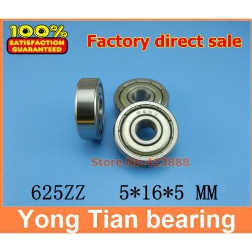 500pcs/lot free shipping Wholesale Miniature deep groove ball bearing 625ZZ 5*16*5 mm