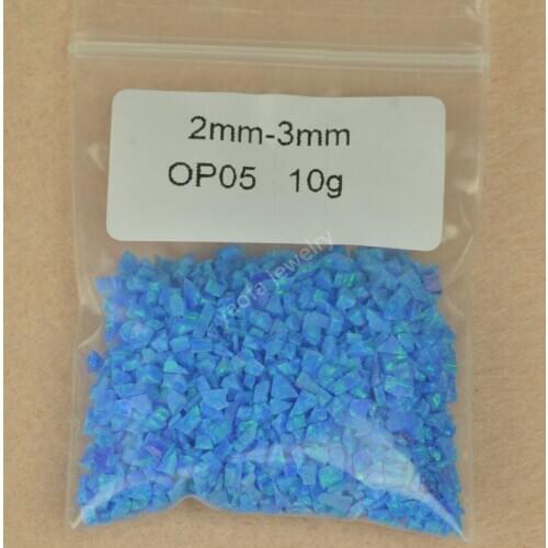 78 colors synthetic opal raw material OP05 blue 2mm-3mm irregular crushed/chips/ filler for art decoration jewelry making
