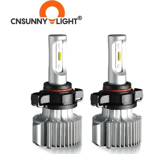 CNSUNNYLIGHT Car LED Fog Light H11/H8 880 881 H27 H3 H1 H7 Canbus High Lumin White Bulb 8500Lm 5202 P13W PSX24W PSX26W Auto DRL