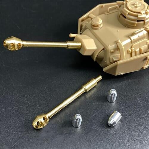 Metal Barrel Shell Kits for Q Edition IV Tank Meng WWT-013 Tank Model Upgrade Accessories