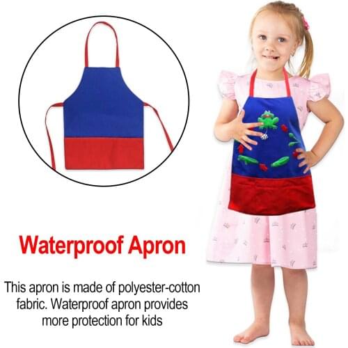 Kindergarten Children DIY Apron Picture Book Teaching Apron Children Story Telling Apron