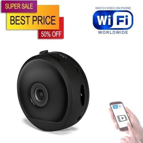 IR Automatic Night Vision Motion Detection Portable WiFi IP Camera Wireless Video Camcorder HD 1080P DVR -50% OFF Promo