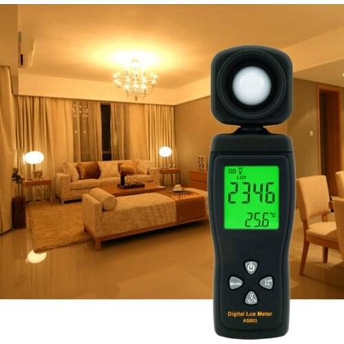 AS803 Luxmeter Digital Light Meter Lux Meter Photometer UV Meter Radiometer 448A