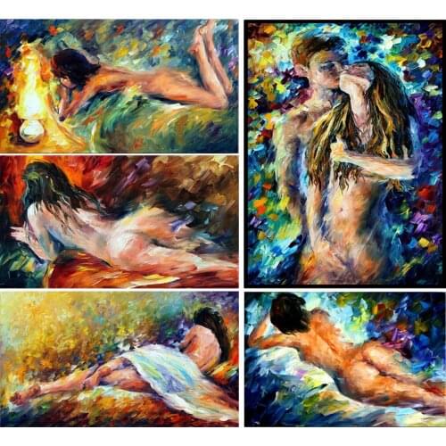 Nude Woman Sexy Girl DIY Diamond Painting Cross Stitch 5D Full Square Drill Picture Of Mosaic Hotel Bedroom Lover Decor Gift