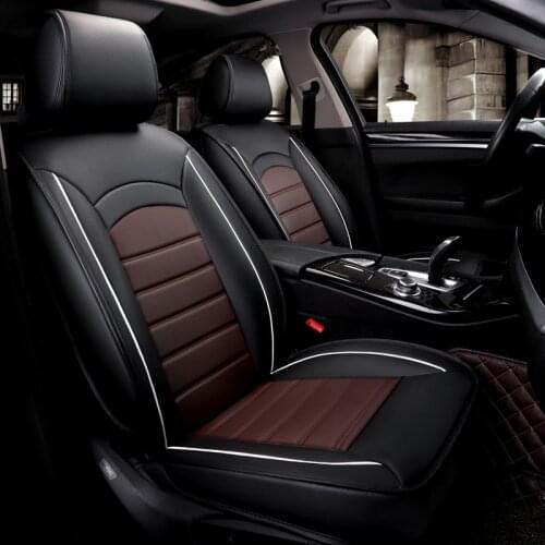 LEATHER car seat cover For skoda kodiaq rapid spaceback octavia 2012 fabia 2 felicia karoq accessories seat covers