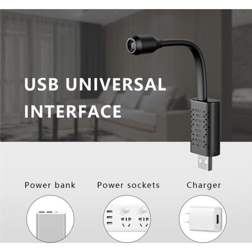 HD 1080P Wifi Mini USB Camera AI Human Detection IP P2P Smart Cam Motion Detection Home Security Surveillance CCTV Micro Camera