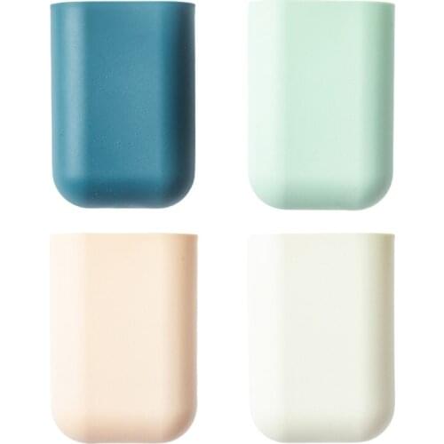 Multi-purpose Remote Holders Wall Mount Hole Free Self-Adhesive Storage Box Adhesive Pen Holder for Home/Office/School