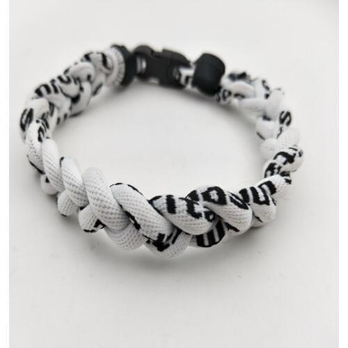 Europe and the United States fashionable water-soluble titanium tornado Bracelet, knitting sports energy anion Bracelet
