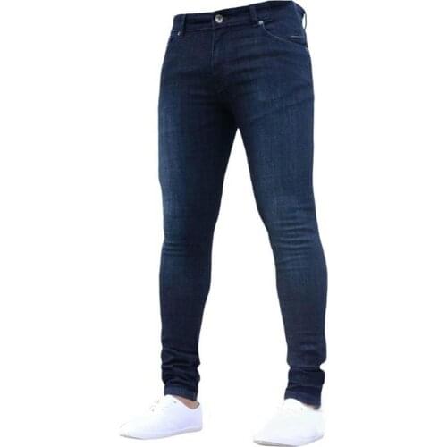 Men Casual Autumn Winter Fashion Men Skinny Jeans Fashion Denim Slim Denim Leggings Long Trousers High Quality Jeans Outwears