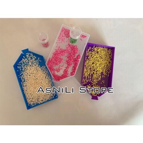 New product DIY diamond painting diamond embroidery accessories large capacity large diamond tray plastic tray mosaic kit m larg