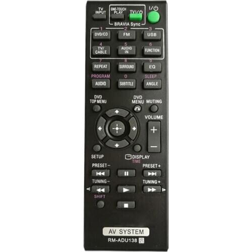 New Replace Remote Control RM-ADU138 For Sony DAV-TZ135 DAV-TZ140 DAV-TZ145 DAV-TZ150 HBD-TZ140 HBD-TZ145 Remote Controller