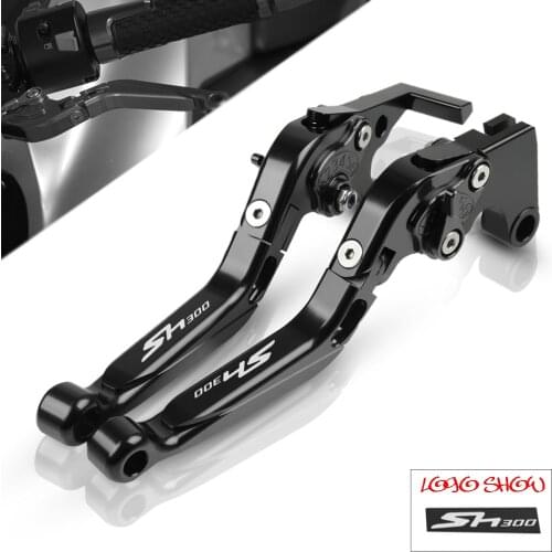 Motorbike Brake Lever For SH300 SH 300 2018 Motorcycle Accessories Aluminum Folding Extendable adjustable Brake Clutch Levers