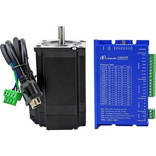 Closed-loop step motor LCDA257S+LC57H276 closed loop stepper motor driver for CNC router machine