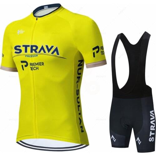 Strava 2021 Grenadier Ropa Ciclismo Cycling Jersey Bib Shorts Set 19D Gel Pad Ralvpha Mountain Clothing Suits Outdoor Bike Wear