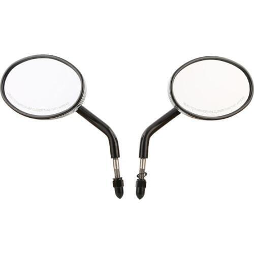 Universal 8mm Motorcycle Rear View Mirrors For Harley Sportster Iron 883 XL 1200 Custom Softail Dyna Fat Bob CVO Street Glide