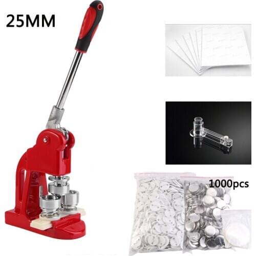Button Maker Badge Punch Press Machine 25mm DIY machine pressure card machine tag machine with mold