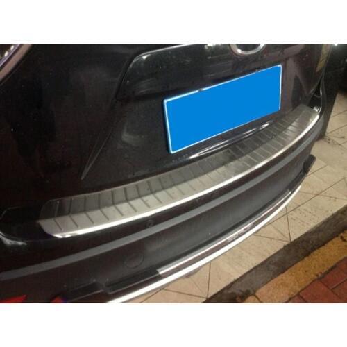 Outer Rear Bumper Sill Protector Diffuser Spoiler Plate Trims For Mazda CX-5 CX5 2012 2013 2014