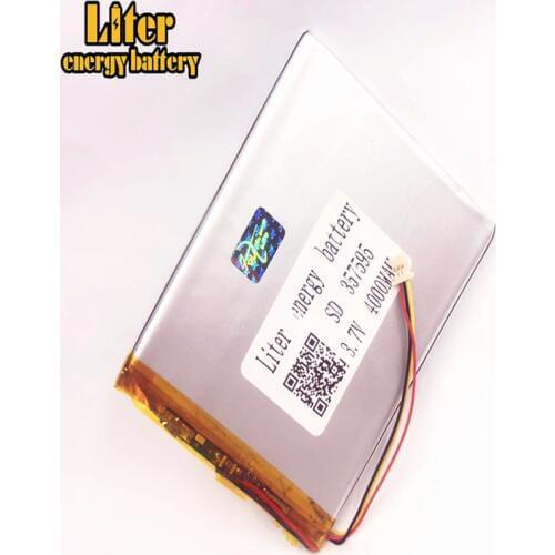 1.0MM 3pin connector 357595 4000mah 3.7V li polymer rechargeable lithium polymer battery for tablet pc 7 inch