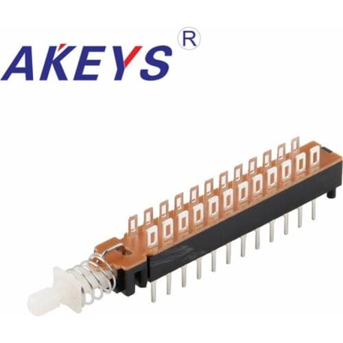 10PCS PBS-82H18 24pins KAN-Z8 Straight key switch for Tv set