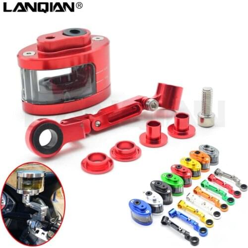 2018 Motorcycle CNC Brake Clutch Reservoir Cylinder Fluid Oil Cup Bracket For DUCATI MONSTER ST2 ST4 748 996 998 GT1000 M900 R1