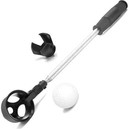 Golf Ball Retriever, Extendable Golf Ball Retriever for Water with Golf Ball Pick Up Retriever Grabber Claw Sucker Tool