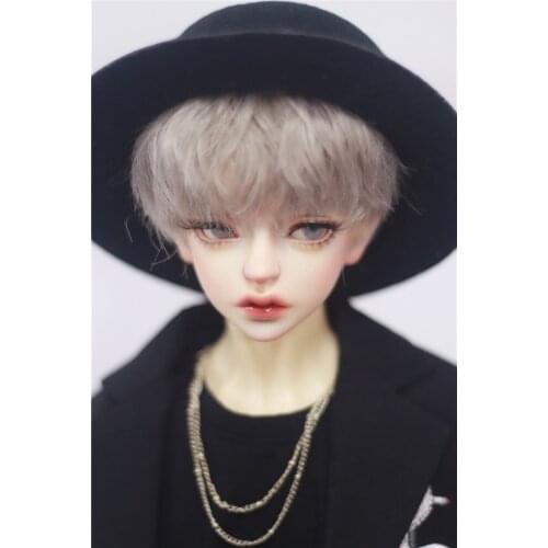 BJD doll wig 3\4\6 minute Uncle SD dragon soul boy doll daily micro curly hair male god false hair powder gold brown grey multi