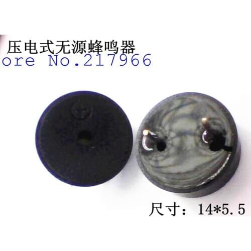 Piezo Buzzer STD14055 Size : 14 * 5.5 1-25V passive buzzer