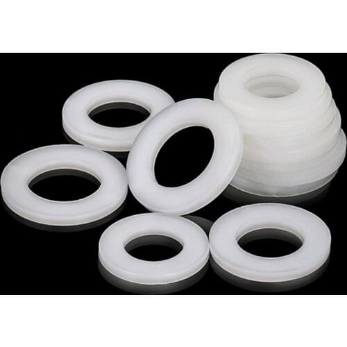 10pcs Silicone Sealing Strip Gasket Ring Washer Flat Rubber Ring Plumbing Faucet Washer Pvc Pipe O-Ring