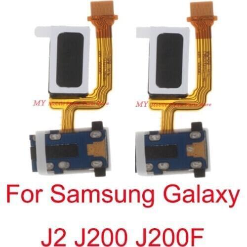 10PCS Cellphone Earpiece Flex Cable For Samsung Galaxy J2 J200 J200F Earphone Headphone Jack Audio Flex Cable RibbonRepair Parts