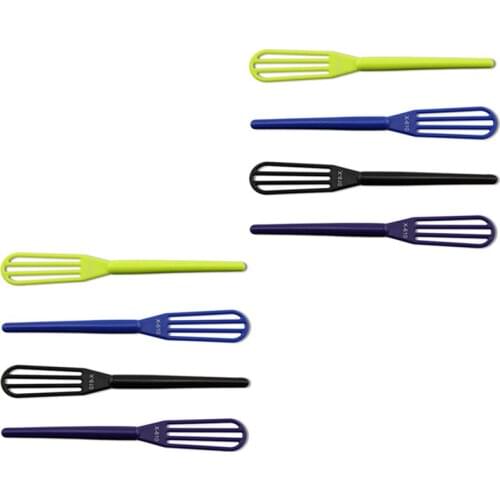 10Pcs/Pack Pro Salon Hairdressing Dye Cream Whisk Plastic Hair Mixer Barber Stirrer Blender Hair Care Styling Tools