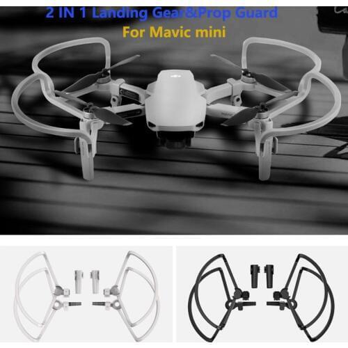 2IN 1 Propeller Guards with Landing Gears Propellers Shielding Rings Protectors for DJI Mavic Mini Drone Accessories