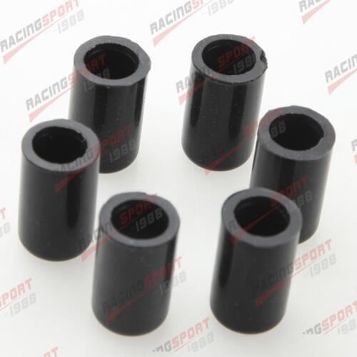 6pcs 8mm Silicone Blanking Cap Intake Vacuum Hose End Bung Plug Silicon Cap