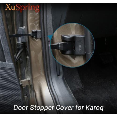 Car Styling Door Stopper Limit Protective Cover Parts 4Pcs/Set For Skoda Karoq 2017 2018 2019