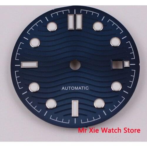 31mm Adjust ETA 2824 2836 MIYOTA series 82 movement black/gray/blue/silver white sterial Watch dial