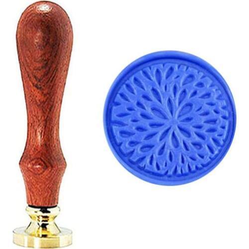 Flower Wax Seal Stamp Set Vintage Retro Classical Initial Wax Stamp Kit for Cards Envelopes, Invitations, Wine Packages