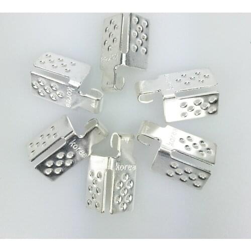 MINCO HEAT 10PCS Underfloor Heating Film Clamps Special Silver Connectors