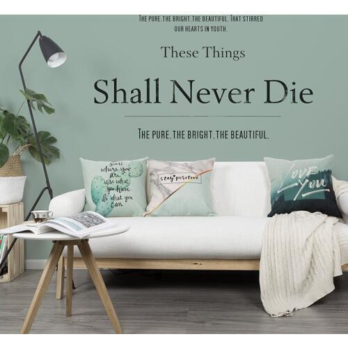 Nordic simple style geometry pattern Cushion cover for Pillow/cushion Cotton and linen materials without pillow inner