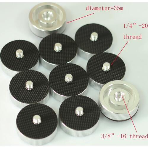 10pcs 1/4-20 male to 3/8"-16 female adaptor for tripod and camera 5D2 5D3 system