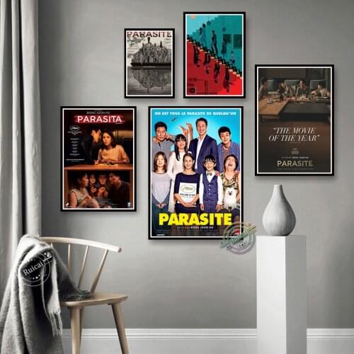 Parasite Movie Poster Korean Film Wall Art Canvas Painting Prints Picture For Living Room Home Decor Gift