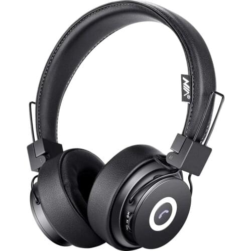 Bluetooth Headphones Foldable Over-Ear Headset APP to Control Headphones Support SD Card Wired and Wireless earphone