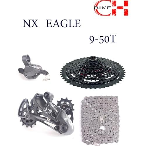 SRAM NX EAGLE 1X12 Speed MTB Bike Bicycle Groupset Kit Trigger Shifter Rear Derailleur Chain 9-50T Cassette XD Freewheel Driver
